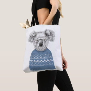 Bolsa Tote Koala do inverno