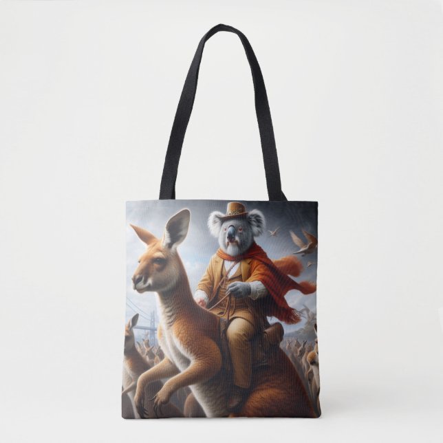 Bolsa Tote Koala Kangaroo Rider (Frente)