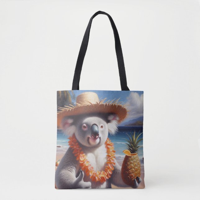 Bolsa Tote Koala Luau (Frente)