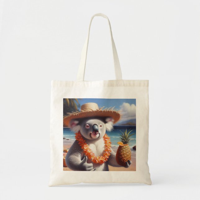 Bolsa Tote Koala Luau (Frente)