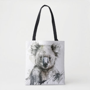 Bolsa Tote Koala Retrait Animal Painting Willife Outdoor