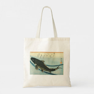 Bolsa Tote Koi (Carp) - Impressão de Peixe Japonês de Hiroshi