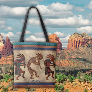 Bolsa Tote Kokopelli Trio Sudoeste