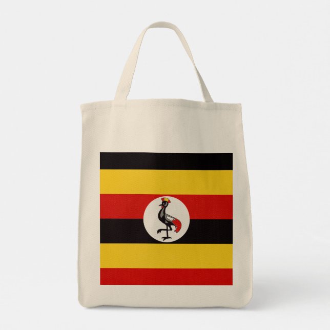 Bolsa Tote Konymoi "Uganda flag" Tote Bag (Verso)