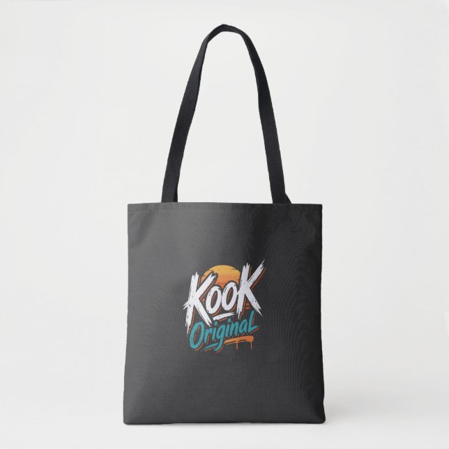 Bolsa Tote Kook Original Retro Sunset Surf  (Frente)