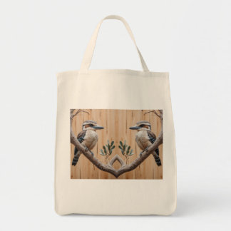 Bolsa Tote Kookaburra australiano em uma Arte da Vida Selvage