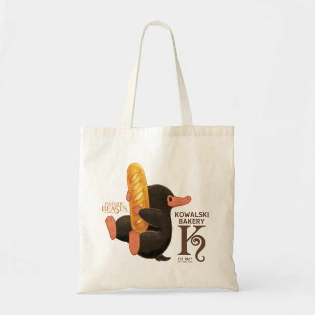Bolsa Tote Kowalski Bakery - Flor Com Pão (Frente)