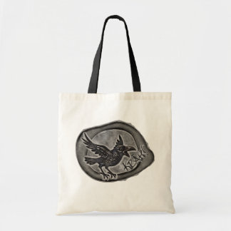 Bolsa Tote Krähe Crow Rabe ruft KRÄH! Tasche Tragetasche
