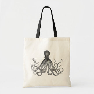 Bolsa Tote Kraken - Polvo Gigante Negro / Cthulu