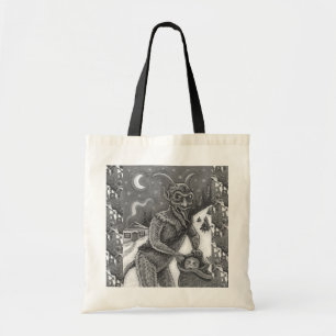 BOLSA TOTE KRAMPUS & CRIANÇAS MALCRIADAS, HISTÓRIA ASSUSTADOR