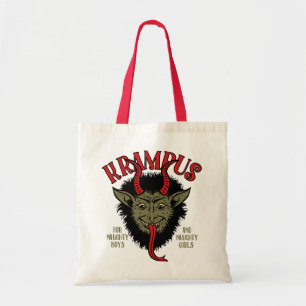 Bolsa Tote Krampus Face Naughty