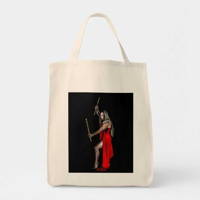 Bolsa Tote Kumu Manu com Palua O Newa (Frente)