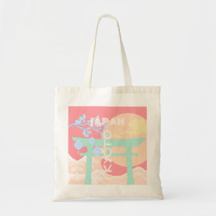 Bolsa Tote Kyoto Japão Pastel Viagem Art