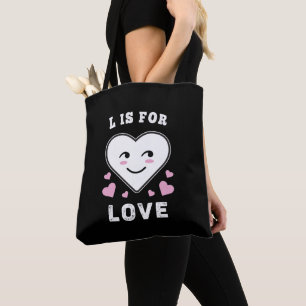 Bolsa Tote L É Por Amor, Dia de os namorados De Aniversário E