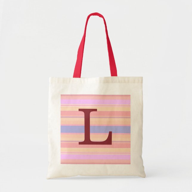 Bolsa Tote L: Monograma L Summer Strike Tote Bag (Frente)