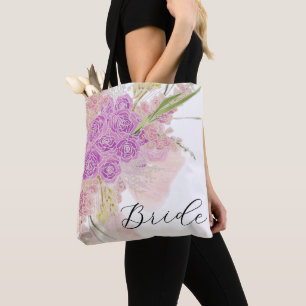 Bolsa Tote La Boca Rosa Blush Sheer bow Bouquet