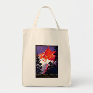 Bolsa Tote La Chaine De Mont-Blanc Vintage Poster Europe