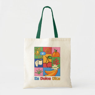 Bolsa Tote La Dolce Vita Pop Art – Doce Vida Retro Colorida