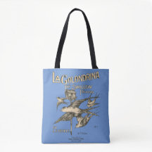 La Golondrina - Camisa-T de Aves Vintage