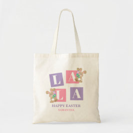 Bolsa Tote La La Easter Bunny Egg Hunt