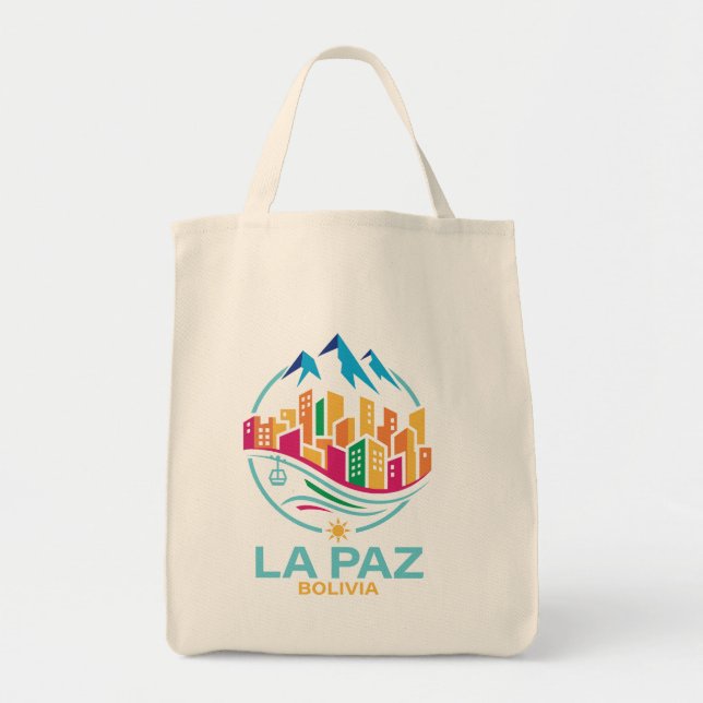 Bolsa Tote La Paz Bolivia South America (Frente)