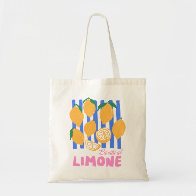 Bolsa Tote La Vita al Limone Market Tote Bag (Frente)