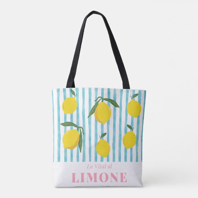 Bolsa Tote La Vital al Limone (Verso)