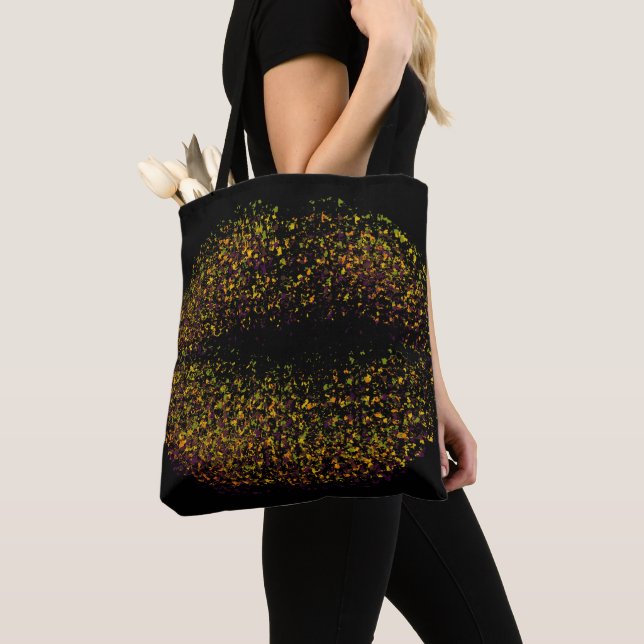 Bolsa Tote Lábios de arte moderna Abstrato (Close Up)