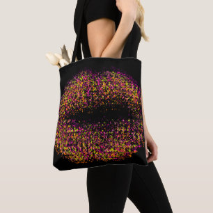 Bolsa Tote Lábios modernos de arte Abstrato nº 14