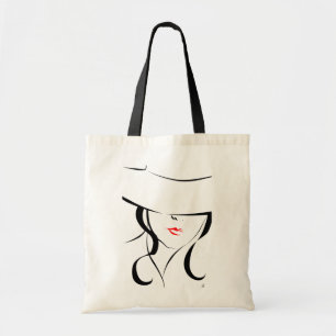 Bolsa Tote Lábios vermelhos