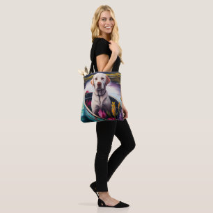 Bolsa Tote Labrador ao Remo: Uma Aventura Cénica
