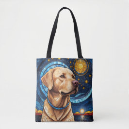 Bolsa Tote Labrador Cujo Retriever Esteve Vidro Céu Sol