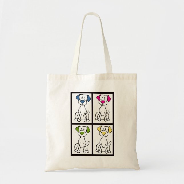 Bolsa Tote Labrador Drawing (Frente)