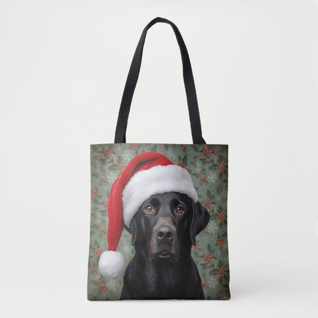 Bolsa Tote Labrador preto  (Frente)