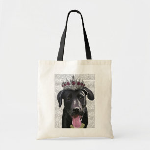 Bolsa Tote Labrador Preto Com Tiara