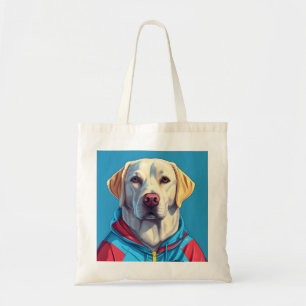 Bolsa Tote Labrador recupera no saco de roupa