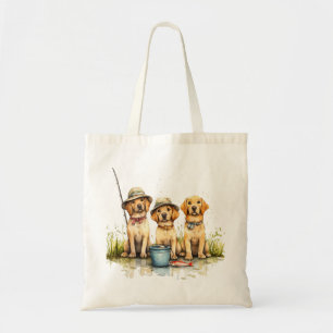 Bolsa Tote Labrador Retriever Cães Pesca