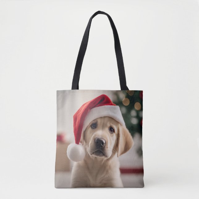 Bolsa Tote Labrador Retriever Christmas (Frente)