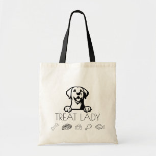 Bolsa Tote Labrador Retriever "Treat Lady"