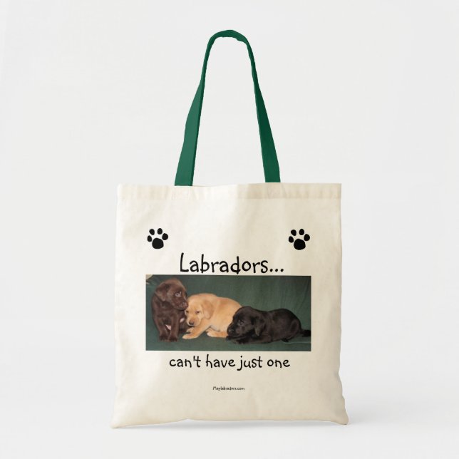 Bolsa Tote Labradors… não pode ter apenas uma sacola (Frente)