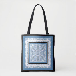 Bolsa Tote Lace cerâmico Azul claro