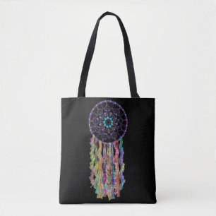 Bolsa Tote Lace Dreamcatcher Estilo Boho