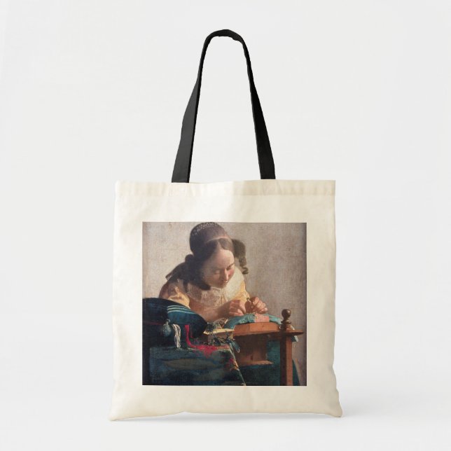 Bolsa Tote Lacemaker, Johannes Vermeer, 1669-1670 (Frente)