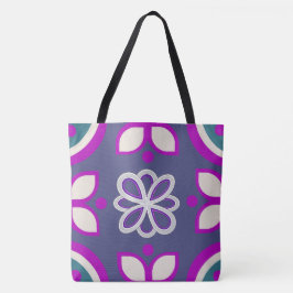 Bolsa Tote Laço de Lótus Lavanda