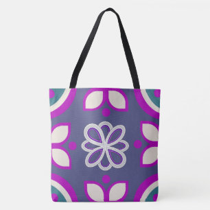 Bolsa Tote Laço de Lótus Lavanda