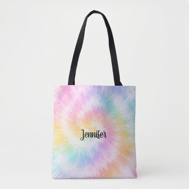 Bolsa Tote Laço Dye Pastel Rosa Chic Feminino                 (Frente)