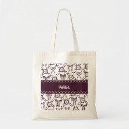 Bolsa Tote Laço Marrom Coquete