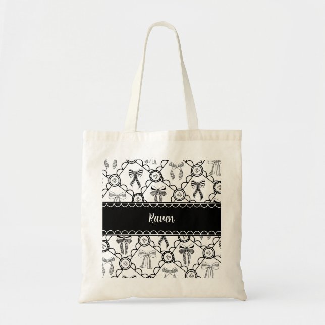 Bolsa Tote Laço Marrom Coquete (Frente)