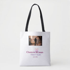 Bolsa Tote Laço rosa comemora 50 anos de casamento