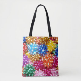 Bolsa Tote Laços de presente coloridos para festa